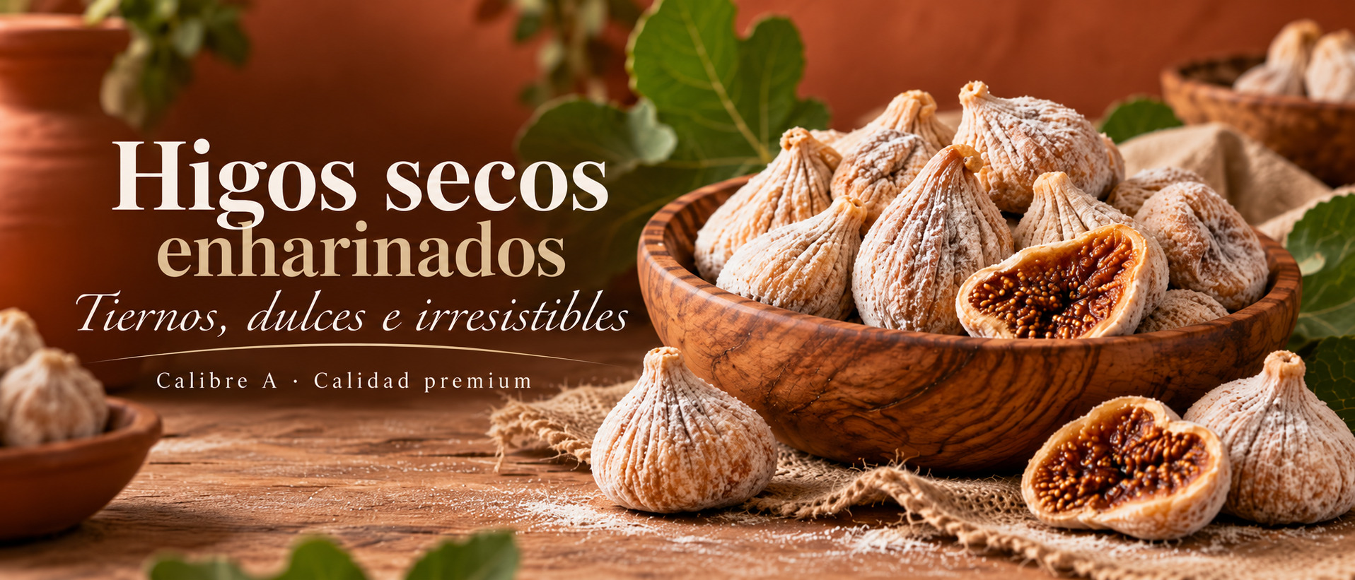 higos secos enharinados